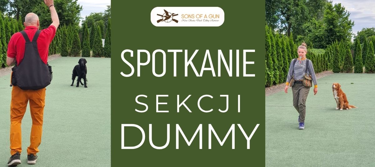 obrazek ilustruje spotkanie Sekcji Dummy w Oddziale Poznańskim Związku Kynologicznego w Polsce